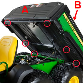 Additional tie-down points (TH 6X4 shown)