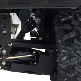 XUV rear suspension detail