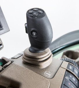 Joystick-control mid-mount SCVs on OOS tractorst             