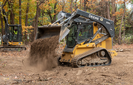 331G working in vegetation management