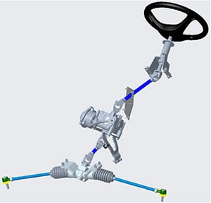 XUV590M with power steering