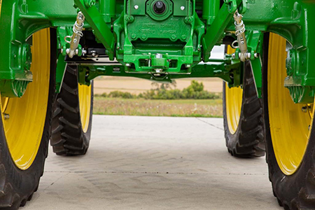 Tread spacing on 6EH Tractor