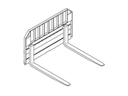 Paladin Attachments Pallet Rail Style Forks Product Photo