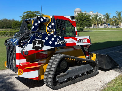 John Deere American Flag Wrapped 325g