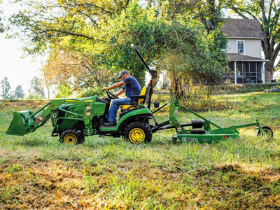 compact tractor terrain and acres