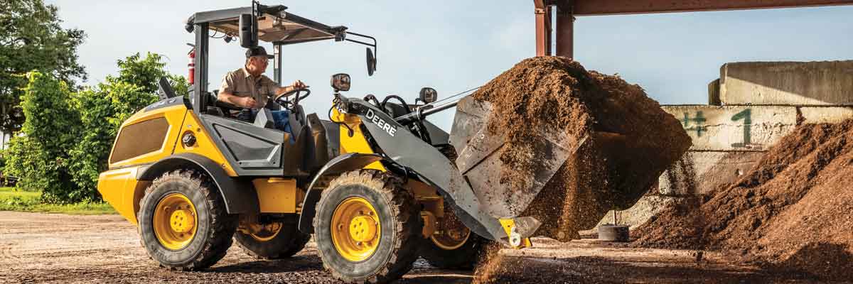 Wheel Loader Carrying Dirt