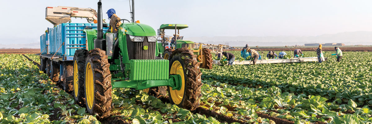John Deere High Crop Tractor 6120eh