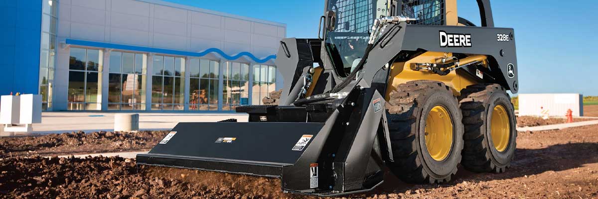 Skid Loader Attachment For Tilling