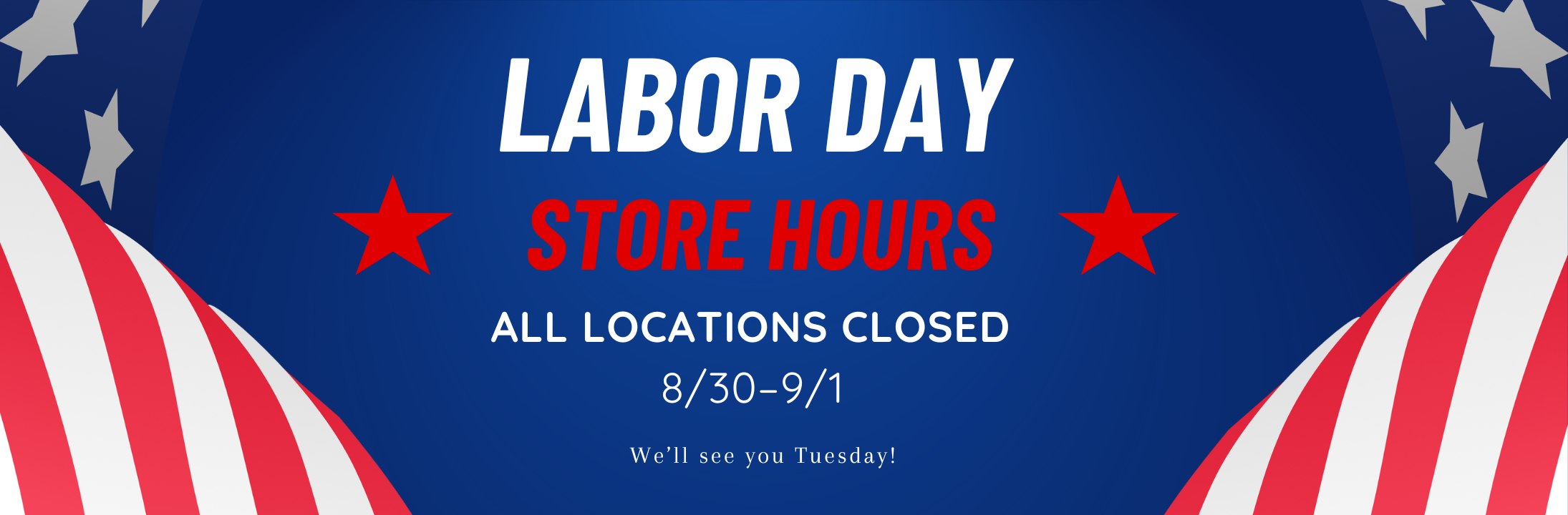 Labor Day Hours