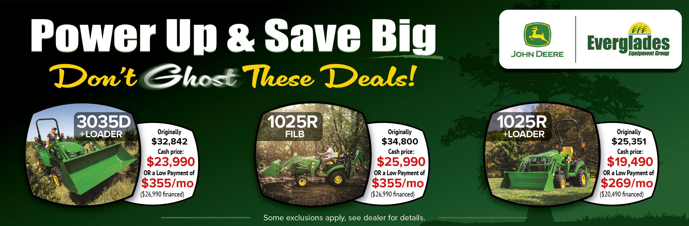 John Deere Tractor Packages