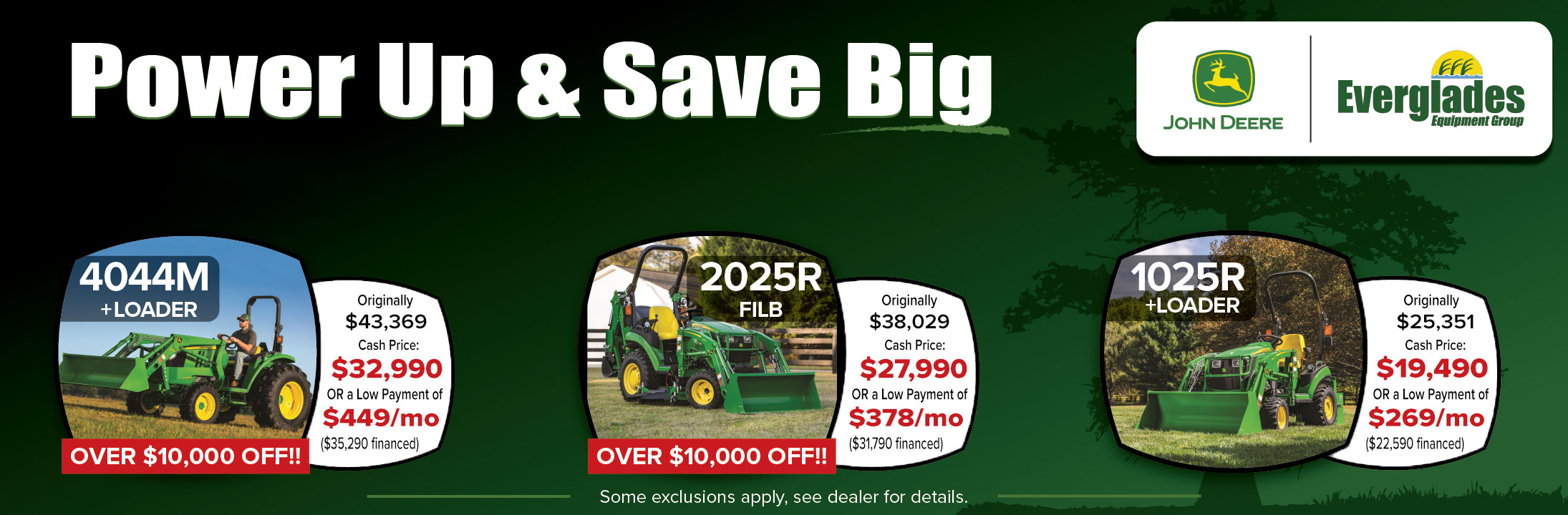 John Deere Tractor Packages