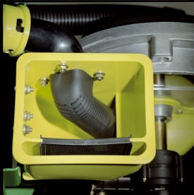 Small-seed elbow installed in mini-hopper