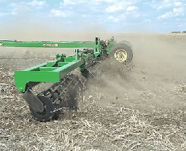 Seedbed finisher in bean ground