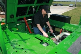 Tilting cab lockout