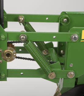 Double non-adjustable downforce springs