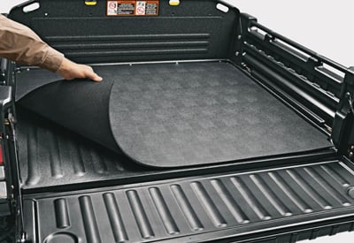 Bed mat protects the steel floor from dents
