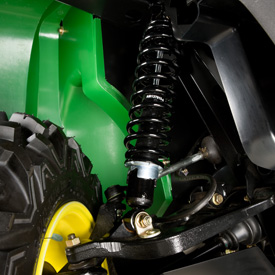 XUV front suspension detail