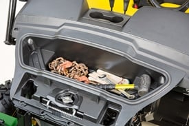 Sealed under-hood storage