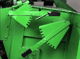 Impeller conditioner swathboard lever