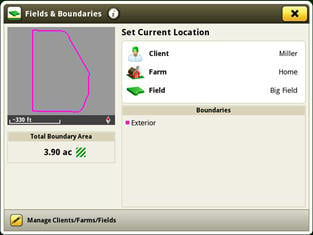 Boundary creation from coverage