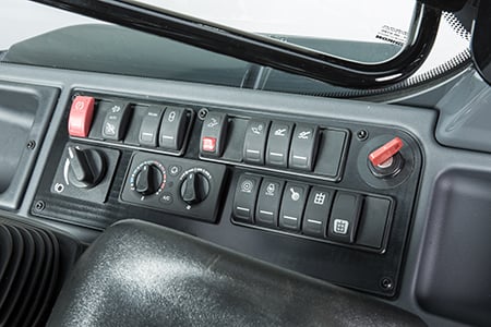 Right side console