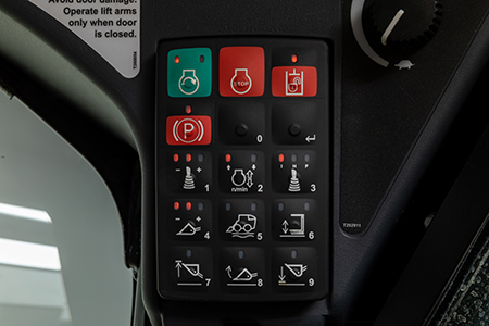 Optional ISO-H switchable controls on the sealed switch module (SSM)