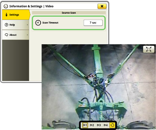 Scan through videos with video looping