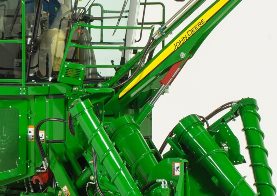Topper boom cylinder lockout