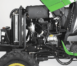 Powerful John Deere engine