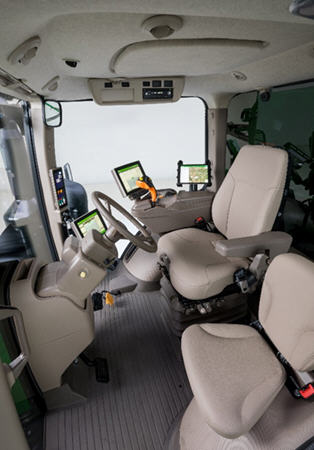 Cab interior looking in from the door