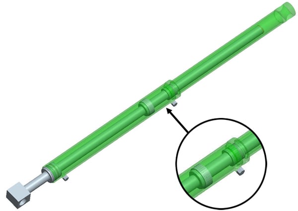 False rod cylinder