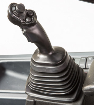 Joystick with third-function mini-joystick control