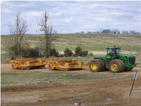 Building cells in a landfill