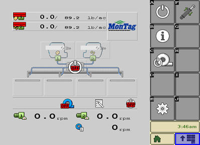 Montag cover crop system controls