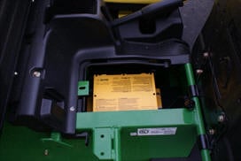 Onboard battery charger (detail)