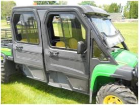 XUV825M S4 with rear panel, roof, and windshield, and poly cab doors