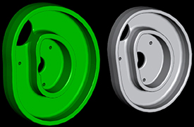 Premium cam track and standard cam track