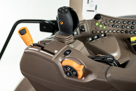 IVT transmission control handle on 6M Tractor
