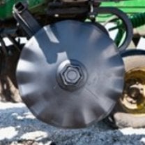 Solid shallow concavity wavy blade