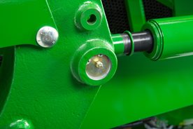 Close up of grease fitting