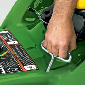 Exact Adjust tool is used to level mower deck