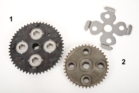 Left-hand spider gears