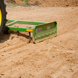 Scarifier shanks shown engaged