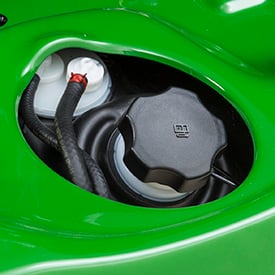Convenient fuel- filler opening