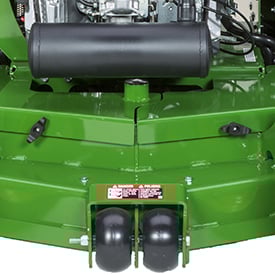 Easy-to-remove mower deck shields