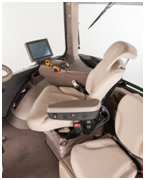 40-degree seat swivel shown