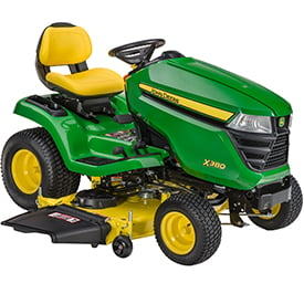 X394 with Accel Deep 54A Mower