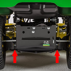 Rear equipment mounting system