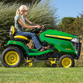 X394 with Accel Deep 48A Mower