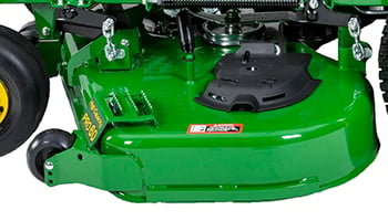 Deep-deck mower design